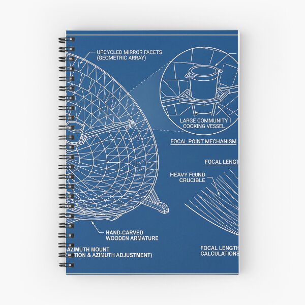 Item preview, Artisanal Parabolic Solar Thermal Concentrator Blueprint designed and sold by MintedMinds.