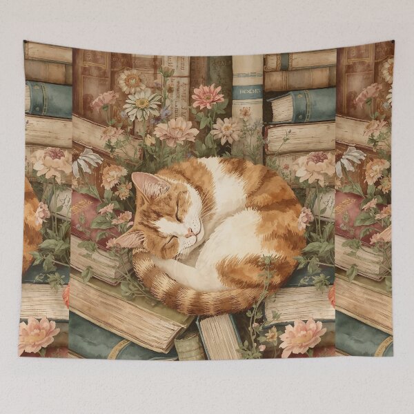 Item preview, Resident Bookshop Cat designed and sold by Deezyned.