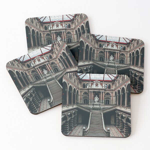 Item preview, Grand Classical Architecture & Museum Interior Dark Academia Poster designed and sold by Manga moshi .
