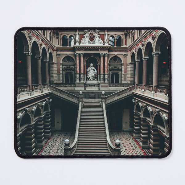 Item preview, Grand Classical Architecture & Museum Interior Dark Academia Poster designed and sold by Manga moshi .