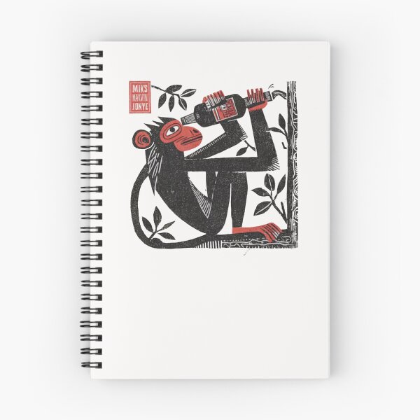 Item preview, Vintage Linocut Style Monkey Retro Folk Art Animal  designed and sold by Gbriel3.