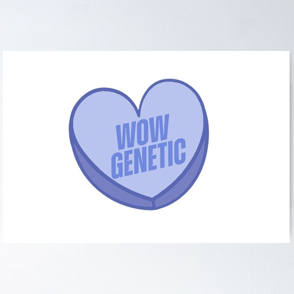 Item preview, Heated Rivalry Quote wow genetic Love Heart designed and sold by baranskini.
