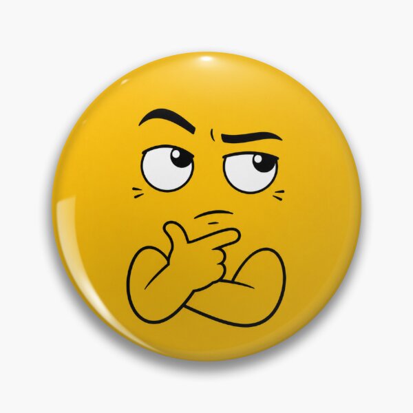 Item preview, Thinking Face Emoji designed and sold by PunchDrop.