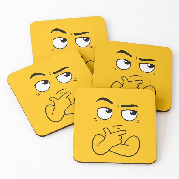 Item preview, Thinking Face Emoji designed and sold by PunchDrop.
