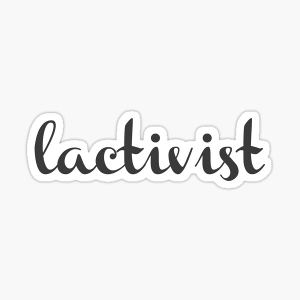 Item preview, Lactivist breastfeeding awareness shirt  designed and sold by TCCPublishing.