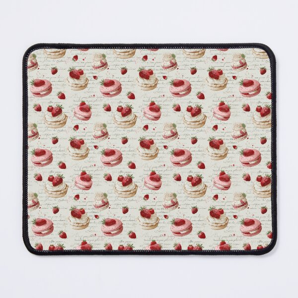 Item preview, Strawberry Macaron and Pie Vintage Pattern  designed and sold by LouieVanille.