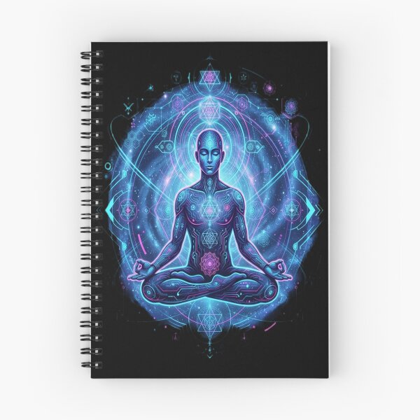 Item preview,  Cosmic Meditation - Sacred Geometry Yoga Spiritual Art designed and sold by A-M-G-Shop.