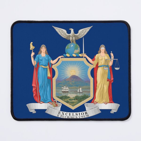 Item preview, Vintage New York Flag - Distressed Retro Style designed and sold by youngVl.