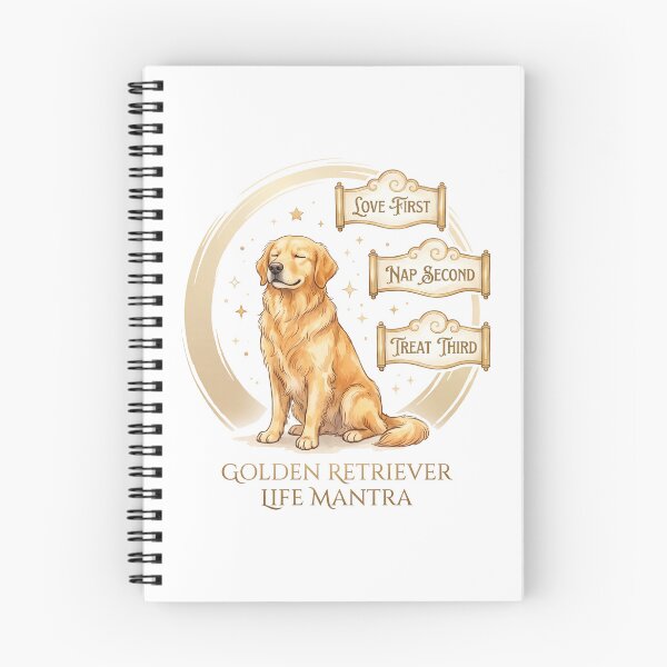 Item preview, Golden Retriever Life Mantra designed and sold by zoughlal.