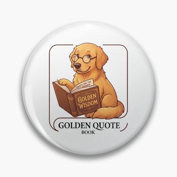 Item preview, Golden Retriever Quote Book designed and sold by zoughlal.