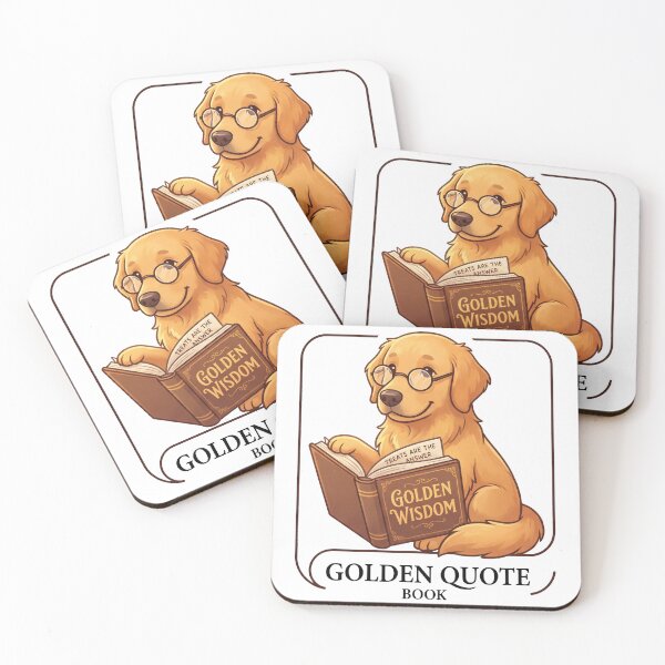 Item preview, Golden Retriever Quote Book designed and sold by zoughlal.