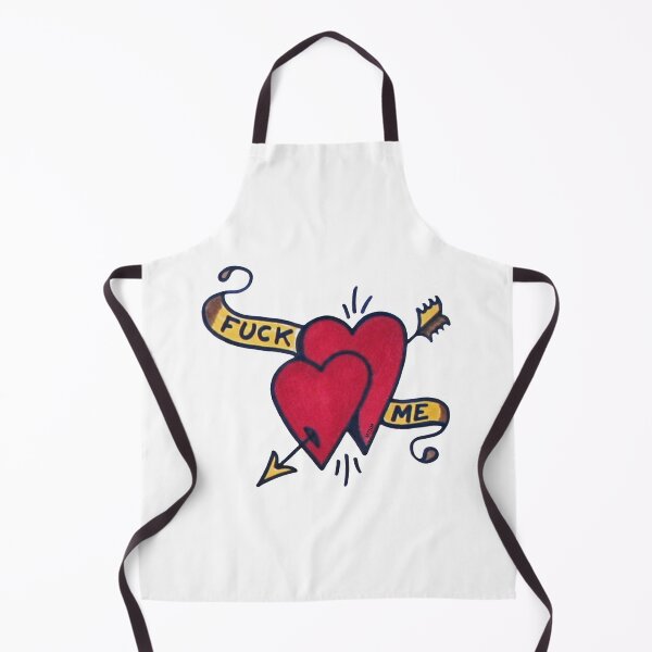 Item preview, Fuck me Hearts trad tattoo designed and sold by emeteneme.