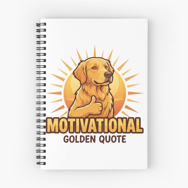 Item preview, Golden Retriever Motivational Quote designed and sold by zoughlal.