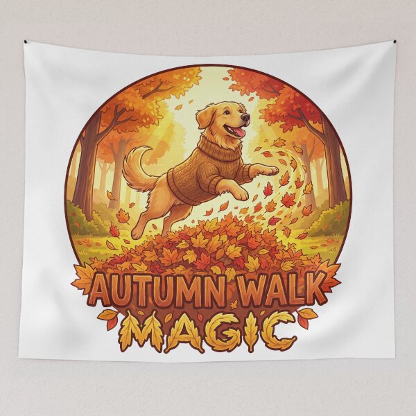 Item preview, Golden Autumn Walk Magic designed and sold by zoughlal.