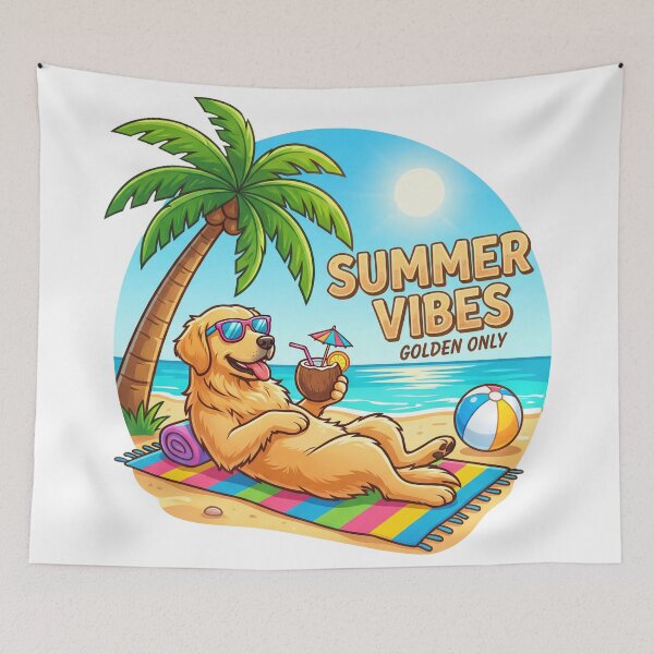 Item preview, Golden Summer Vibes Only designed and sold by zoughlal.