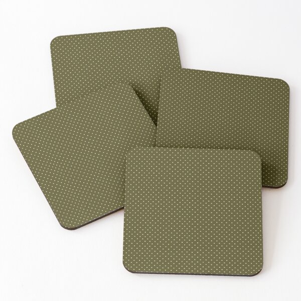 Item preview, Strawberry Green Polka Dot Pattern  designed and sold by LouieVanille.