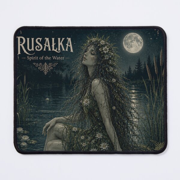 Item preview, Rusalka Water Spirit – Slavic Mermaid Art 3 designed and sold by Elektra9.