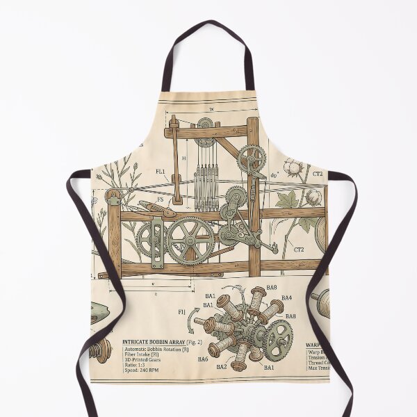 Item preview, Open-Source Human-Powered Textile Spinning Loom Patent designed and sold by MintedMinds.