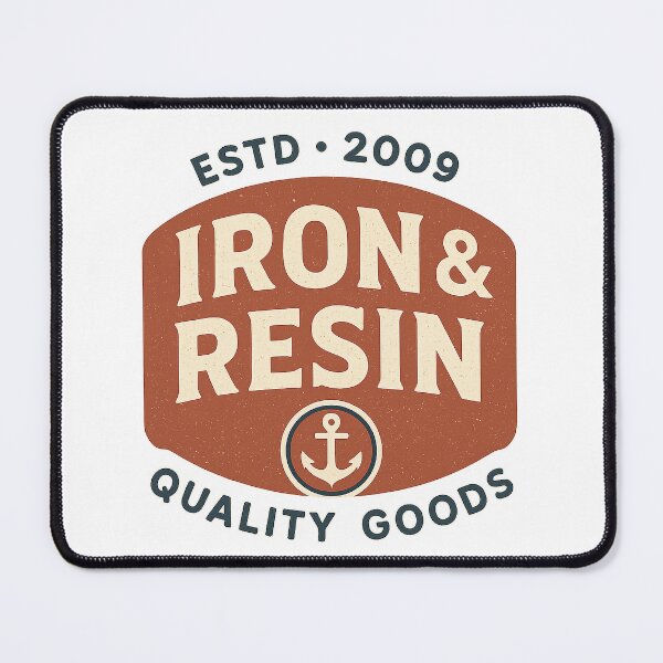 Item preview, IRON & RESIN - ESTD 2009 designed and sold by MatildeStore.