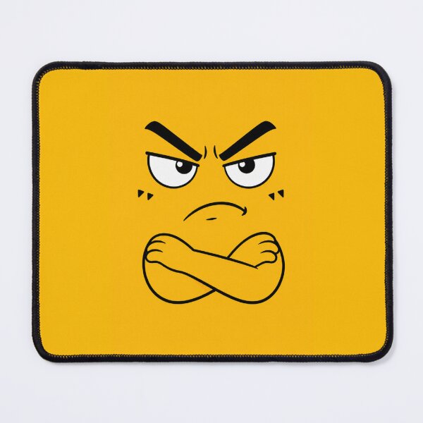Item preview, Grumpy Angry Emoji designed and sold by PunchDrop.