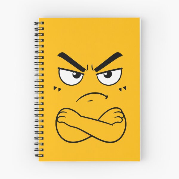 Item preview, Grumpy Angry Emoji designed and sold by PunchDrop.