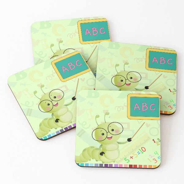 Item preview, Cute Little Teacher Caterpillar Back to School Illustration.  designed and sold by DodoCraft3.