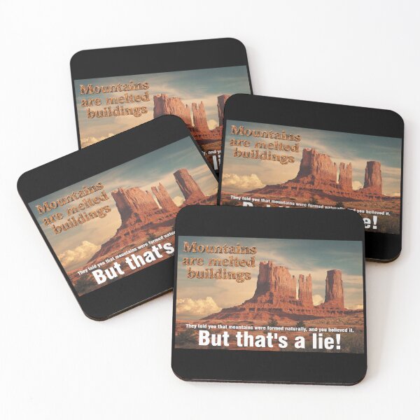 Item preview, Mountains are melted buildings_1E designed and sold by ART-OF-ORION.