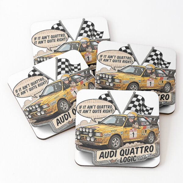 Item preview, If It Ain’t Quattro – Audi Quattro Rally Logic designed and sold by MonodyStore.