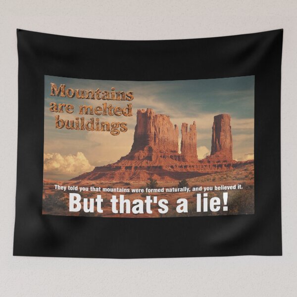 Item preview, Mountains are melted buildings_1E designed and sold by ART-OF-ORION.