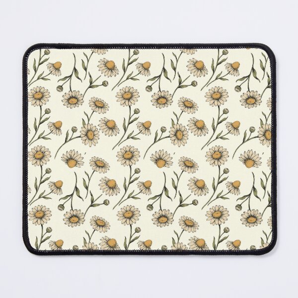 Item preview, Vintage Daisy Botanical Line Art Pattern designed and sold by NuvoraNest.