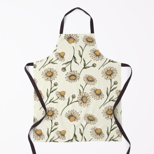 Item preview, Vintage Daisy Botanical Line Art Pattern designed and sold by NuvoraNest.
