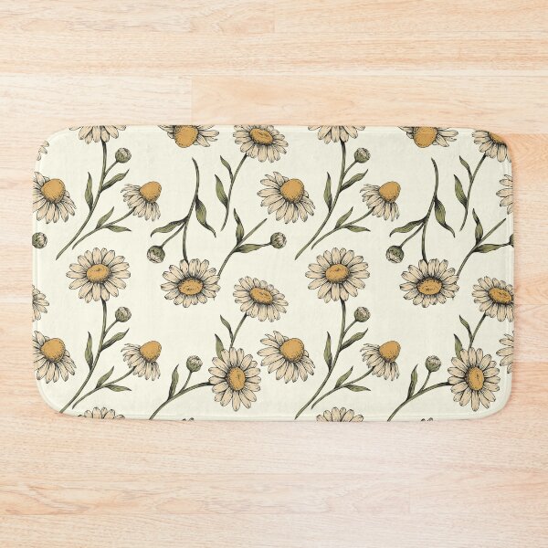 Item preview, Vintage Daisy Botanical Line Art Pattern designed and sold by NuvoraNest.