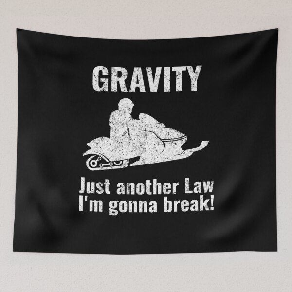 Item preview, (tshirt) gravity snowmobile smaller (1) (light weathered) designed and sold by EstelleStar.