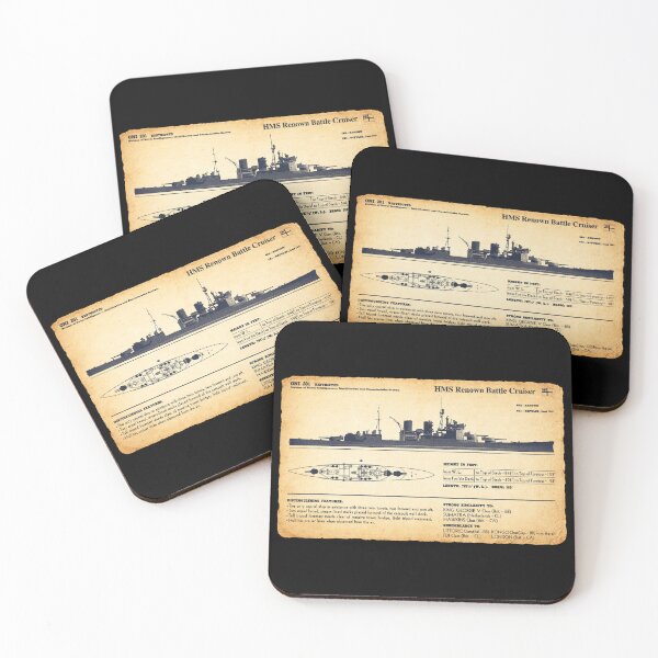 Item preview, HMS Renown Battlecruiser WWII Identification Chart designed and sold by MilitaryMart.