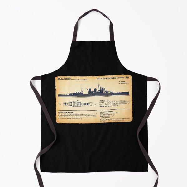Item preview, HMS Renown Battlecruiser WWII Identification Chart designed and sold by MilitaryMart.