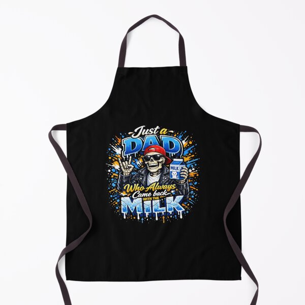Item preview, Just a Dad Who Always Came Back With the Milk – Funny Cool Skull Dad Design designed and sold by RIOT SUPPLY CO.