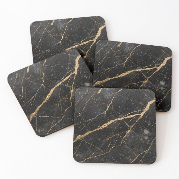 Item preview, Black And Gold Marble Texture designed and sold by DukeNiko.