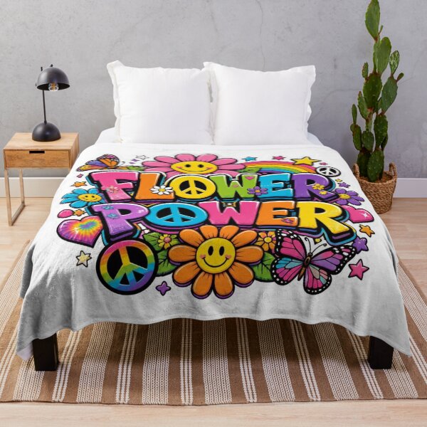 Item preview, FLOWER POWER Retro Flower Sticker PNG | Bold Graffiti Typography | Colorful Floral Aesthetic Gift designed and sold by Stylestickers55.