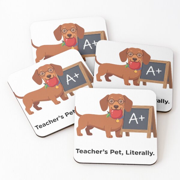 Item preview, Teacher's Pet Literally Funny Dachshund Teacher Gift Design designed and sold by jgoteiner.