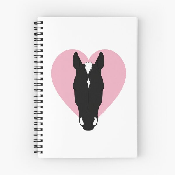 Item preview,  Minimalist Horse Heart Silhouette | Irregular Star Marking | Equestrian Line Art designed and sold by RealEqEdit.