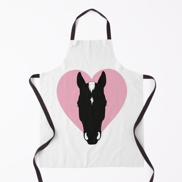 Item preview, Minimalist Horse Heart Silhouette | Irregular Star Marking | Equestrian Line Art designed and sold by RealEqEdit.