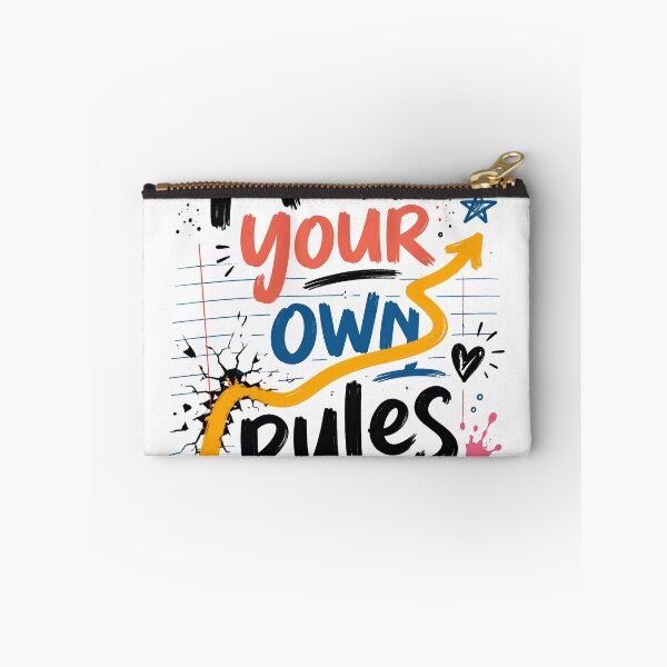 Item preview, Make Your Own Rules Motivational Quote designed and sold by SurrealSproutz.