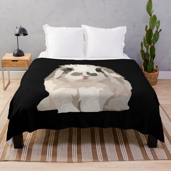 Item preview, Cute Lop Eared Bunny Portrait designed and sold by Just-Arts-4U.