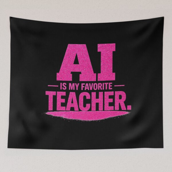 Item preview, AI Is My Favorite Teacher - Funny AI Takeover Future School Robot Teacher S designed and sold by TEEJAMBOREE.