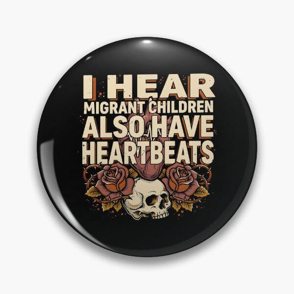 Item preview, I Hear Migrant Children Also Have Heartbeats retro rock designed and sold by Welldoh.