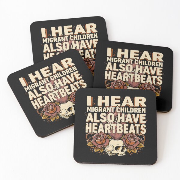 Item preview, I Hear Migrant Children Also Have Heartbeats retro rock designed and sold by Welldoh.
