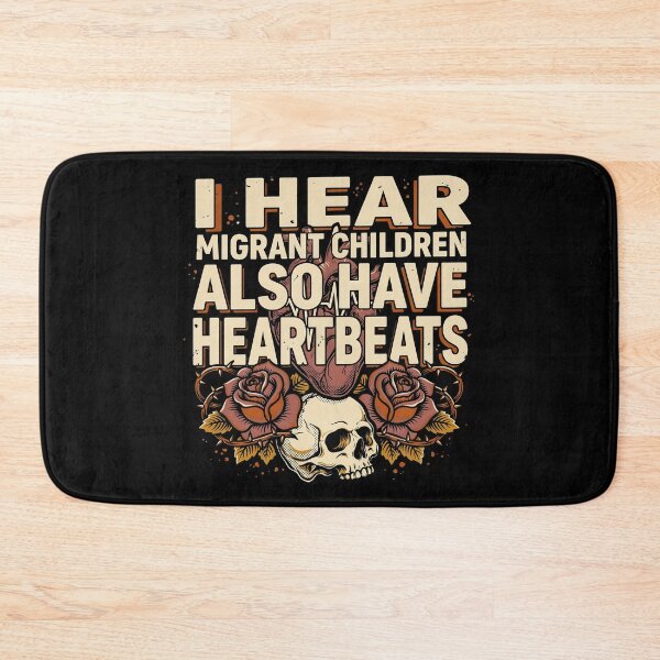 Item preview, I Hear Migrant Children Also Have Heartbeats retro rock designed and sold by Welldoh.