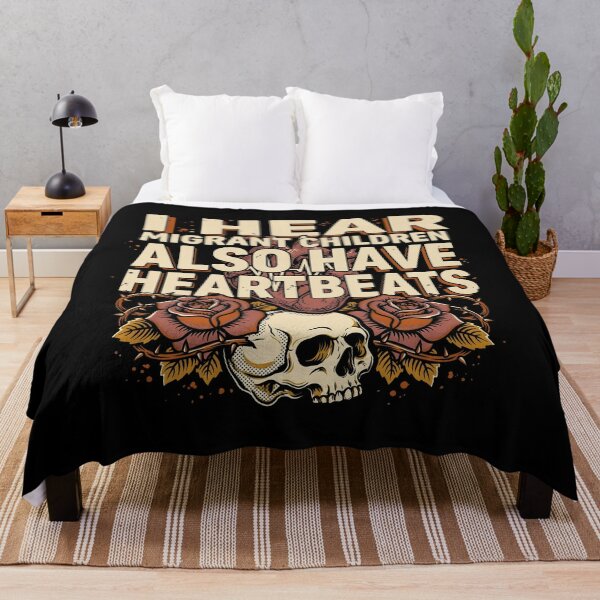 Item preview, I Hear Migrant Children Also Have Heartbeats retro rock designed and sold by Welldoh.