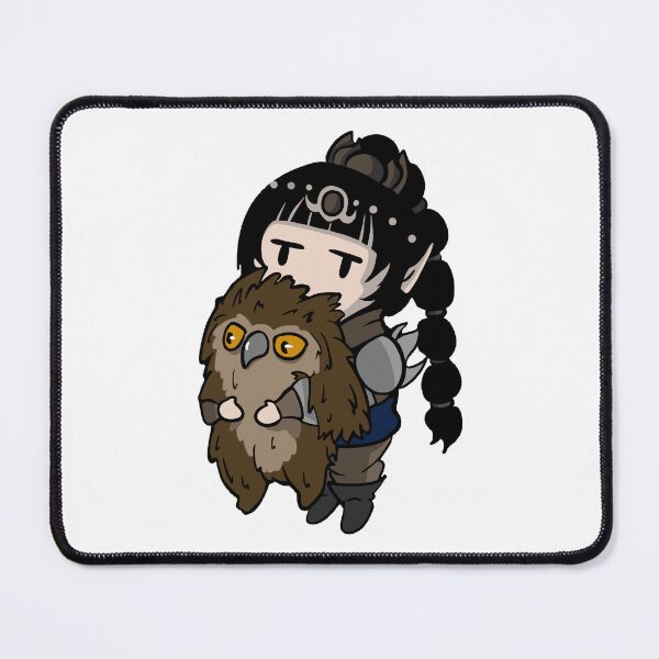 Item preview, Shadowheart Holding a Baby Owlbear Wholesome Baldur's Gate 3 Art designed and sold by GeekMix.