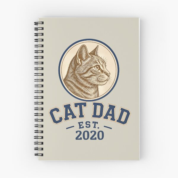 Item preview, Cat Dad Est. 2020 Vintage Varsity T-Shirt, Cat Lover Gift, Retro Collegiate Style Pet Parent Tee, Cat Owner Shirt designed and sold by Dbm Teeverse.